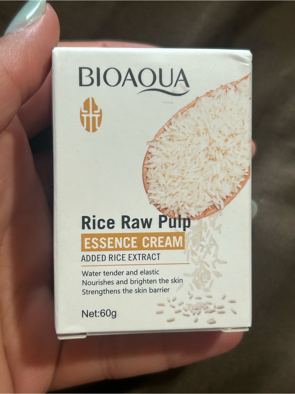Bioaqua Rice Raw Pulp Essence Cream - Picture 2 of 7